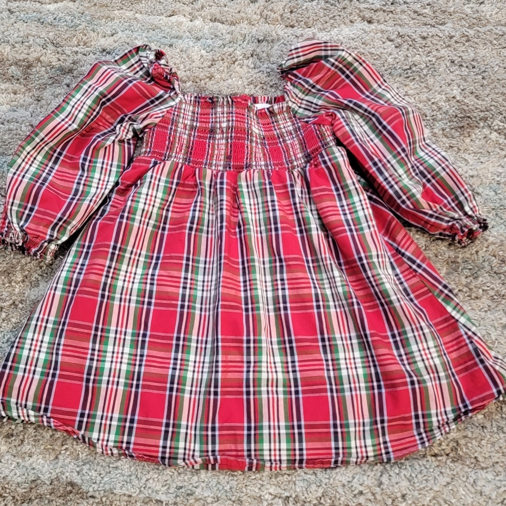 Crown & ivy Baby Girls Dress 18m Red Plaid